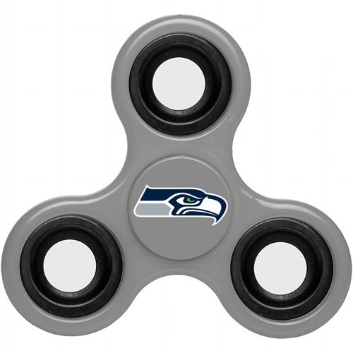 NFL Seattle Seahawks 3 Way Fidget Spinner G25 - Click Image to Close